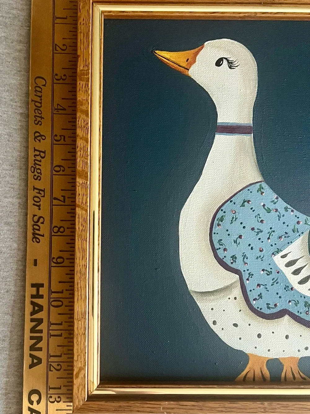 Decorative Goose Wall Acrylic Painting by Rosina Elika signed